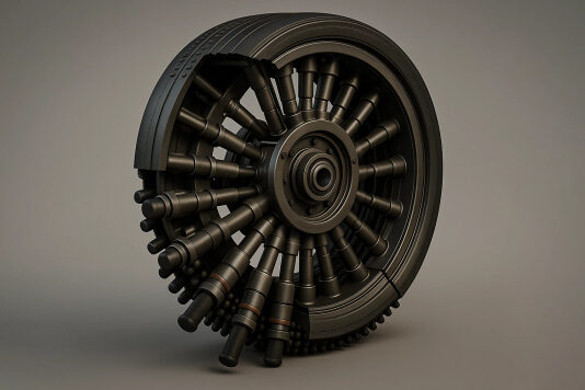 Необычное колесо SurfacePlan само толкает машину вперед