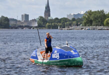 Немецкий спортсмен намерен пересечь Атлантику на сап-борде
