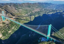 625 метров: в Китае открылся самый высокий в мире мост