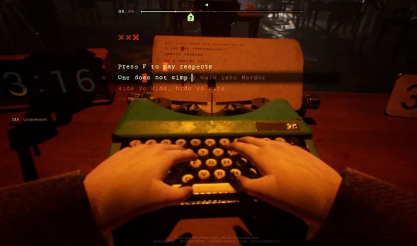Игра Final Sentence поможет освоить печать на клавиатуре под страхом гибели