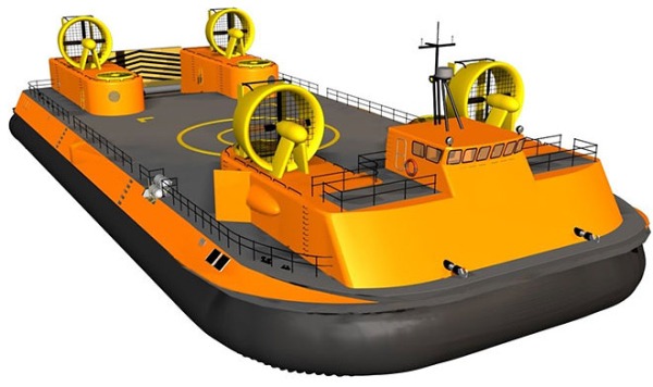 ОСК анонсировала суда высокой проходимости на воздушной подушке