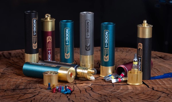 Канадский набор для выживания Node-1 выглядит как охотничий патрон