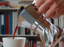 Оригинальный дизайн кофеварки Turbo Moka ускоряет приготовление кофе в два раза