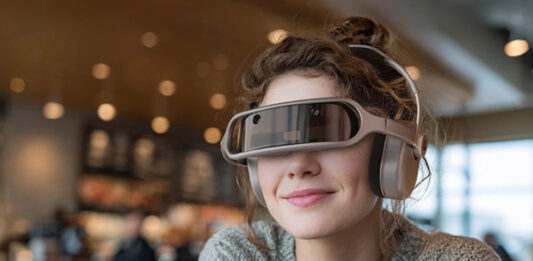 Geeks Loft интегрировала виедоэкран в обычные наушники