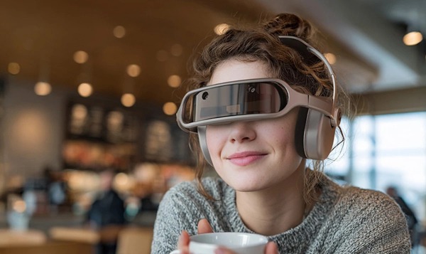 Geeks Loft интегрировала виедоэкран в обычные наушники