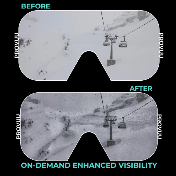 Горнолыжные очки Provuu покажут препятствия, невидимые для человеческого глаза