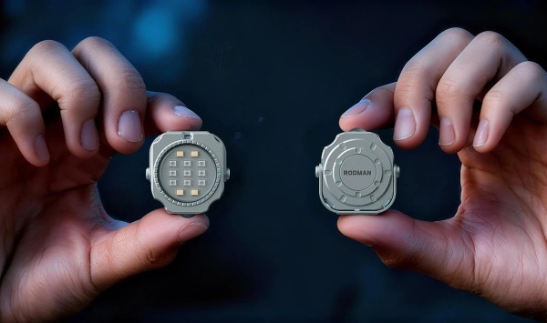 Титановый фонарик размером с монетку светит с яркостью 300 лм и работает целый день