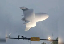 В Китае запустили в небо мощную ветряную турбину