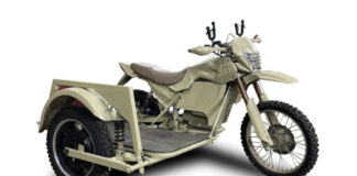 Концерн «Калашников» выпустил электробайк Иж-Эндуро с коляской