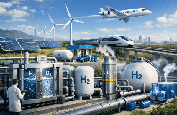 Как получают водород: современные технологии и будущее водородной энергетики