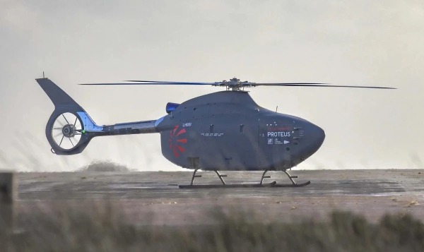 Беспилотный вертолет Британских ВВС Leonardo Proteus совершил свой первый полет