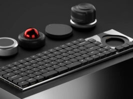 Футуристичную клавиатуру Naya Connect можно расширять модулями под самые разные задачи