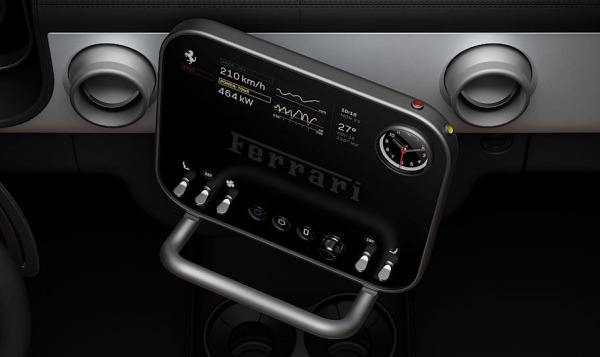 Новейший электромобиль Ferrari получил дизайн интерьера от Джони Айва