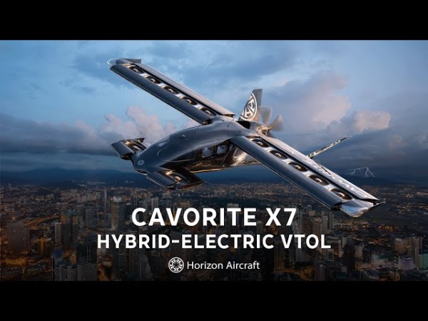 Необычный электролет Cavorite X7 с раздвоенным крылом получил новую систему двигателей