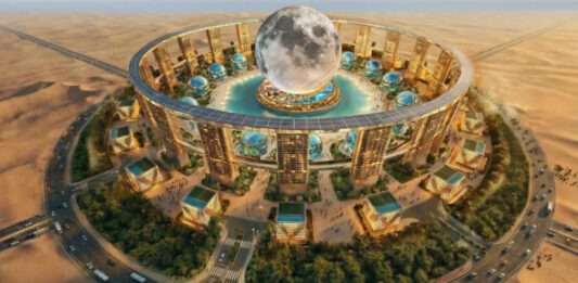 Самое большое сферическое здание в мире предложит «посетить Луну на Земле»