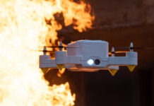 Швейцарский пожарный дрон FireDrone не боится 200-градусного пекла