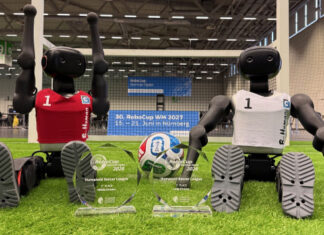 12-кратные чемпионы мира по робо-футболу B-Human выиграли турнир в Германии