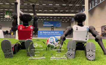 12-кратные чемпионы мира по робо-футболу B-Human выиграли турнир в Германии