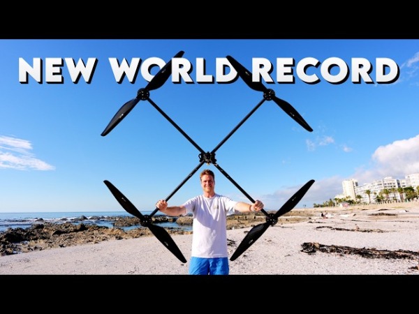 Самый энергоэффективный дрон в мире может продержаться в воздухе 3,5 часа