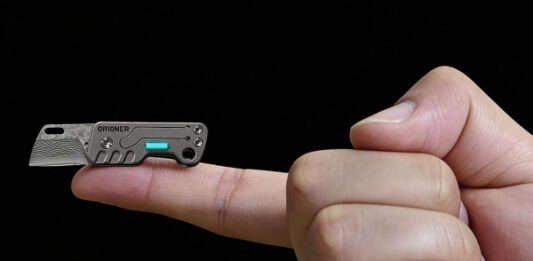 Orioner выпустила самый маленький клинок из дамасской стали в мире