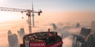 12-гранный небоскреб Pinnacle SkyTower в Торонто стал самым высоким в Северной Америке
