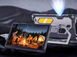 Планшет Tank Pad Ultra вооружен мощным Full HD-проектором и лазерным дальномером