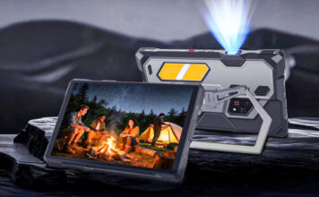 Планшет Tank Pad Ultra вооружен мощным Full HD-проектором и лазерным дальномером