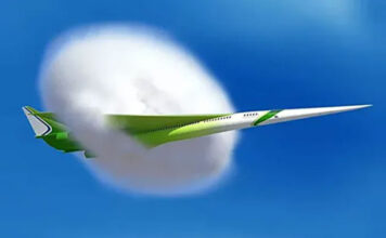 В России запатентован малошумный сверхзвуковой гражданский авиалайнер