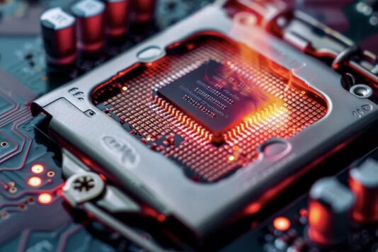 Новый вычислительный чип может работать даже в потоке раскаленной лавы