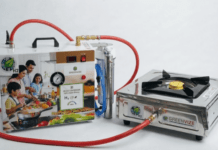 Водородная кухонная плита может проработать шесть часов на 100 г воды