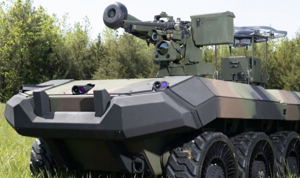 Армия США испытывает автономного боевого робота Hunter Wolf, оснащенного радаром и пулеметом