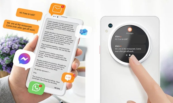 Bigme HiBreak Dual сумел совместить ЖК и E Ink-экраны в одном практичном гаджете