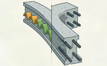 Волнистый пластик способен успешно заменить стальную арматуру в железобетоне