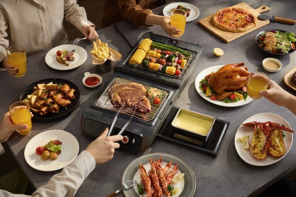 Инфракрасный гриль Cozytime Lumo позволит готовить шашлыки не выходя из дома