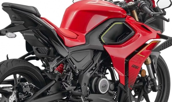 QJ Motor добавила винглеты на 125-кубовый мотоцикл
