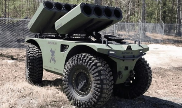 Боевой робот RIPSAW M1 будет вести разведку и поддерживать огнем американских морских пехотинцев