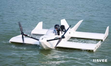 Navee показала первый потребительский экраноплан WaveFly 5X