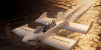 Navee показала первый потребительский экраноплан WaveFly 5X