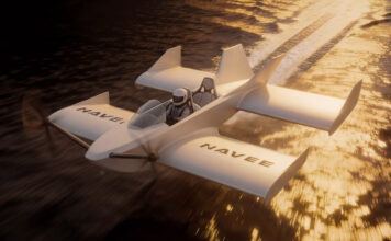 Navee показала первый потребительский экраноплан WaveFly 5X