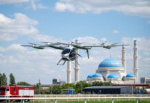 В Казахстане прошел показательный полет беспилотного аэротакси