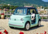 Очаровательный микрокар Fiat Topolino выходит на дороги
