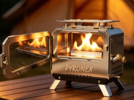 Компактная печь Pyronex заменит плиту, обогреватель и фонарь