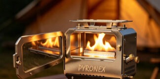 Компактная печь Pyronex заменит плиту, обогреватель и фонарь