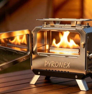 Компактная печь Pyronex заменит плиту, обогреватель и фонарь