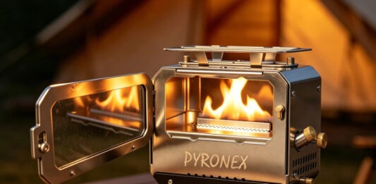 Компактная печь Pyronex заменит плиту, обогреватель и фонарь
