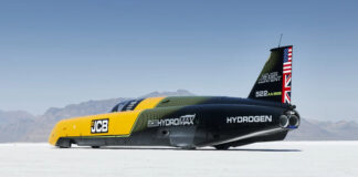 Водородный болид JCB Hydromax установил мировой рекорд скорости