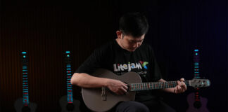 Умная гитара Litejam Neo с RGB-подсветкой сама научит вас играть