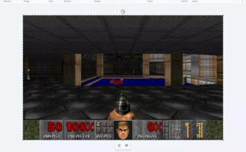 Легендарный Doom запустили в графическом редакторе MS Paint