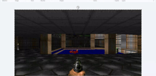 Легендарный Doom запустили в графическом редакторе MS Paint