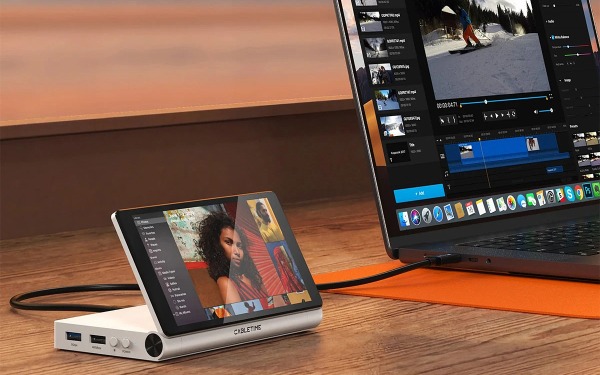 Док-станция ScreenDock предлагает удобный хаб для портов и дополнительный дисплей